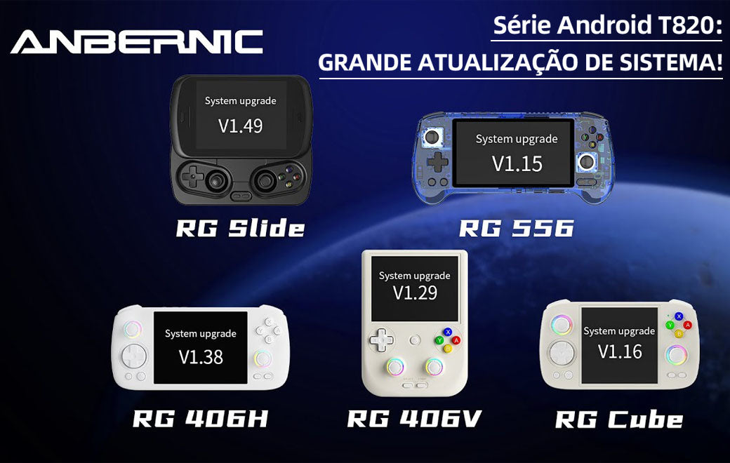 🚀 Série Android ANBERNIC: Grande Atualização de Sistema!