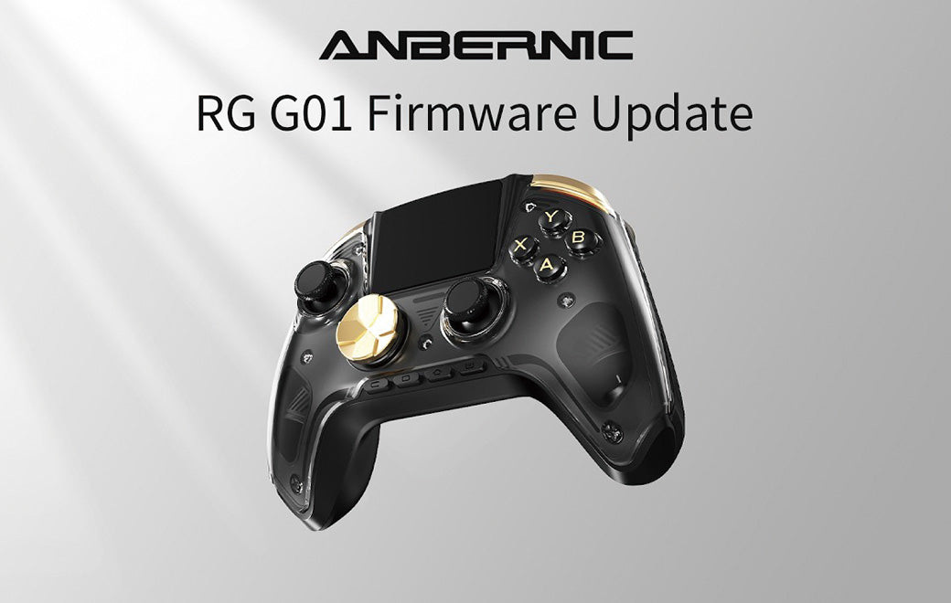 Atualize seu ANBERNIC RG G01! Inclui nova função de turbo semi-automático, zona morta personalizável (Circular/Quadrada) e níveis de vibração mais definidos. Baixe a atualização agora.