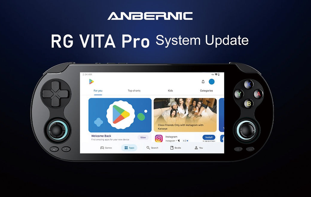RG VITA Pro V1.14 Lançado: Agora com Suporte Oficial à Google Play!