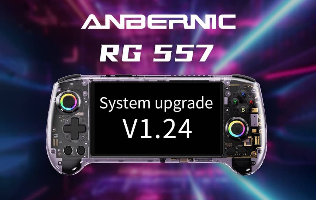 ✨ RG 557 V1.24 · Dual Screen · Um Toque · Ultra Fluido