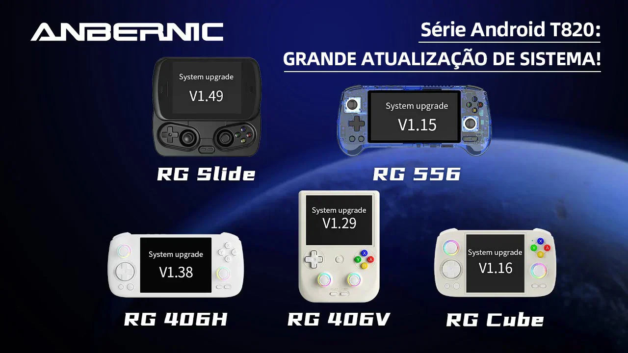 🚀 Série Android ANBERNIC: Grande Atualização de Sistema!