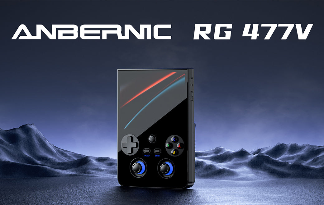 O Anbernic RG 477V é um portátil vertical com sistema Android que apresenta um novo design de tela cheia sem bordas.